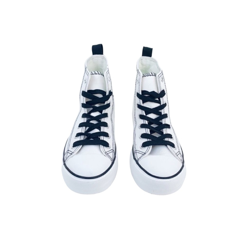 Disney Mickey Mouse White High-Top Sneakers Women’s 8 & 9 - Picture 10 of 12